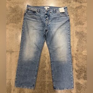 Madewell Petite Longline Straight Jeans